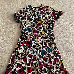 Diane Von Furstenberg Multicolor Patterned Dress